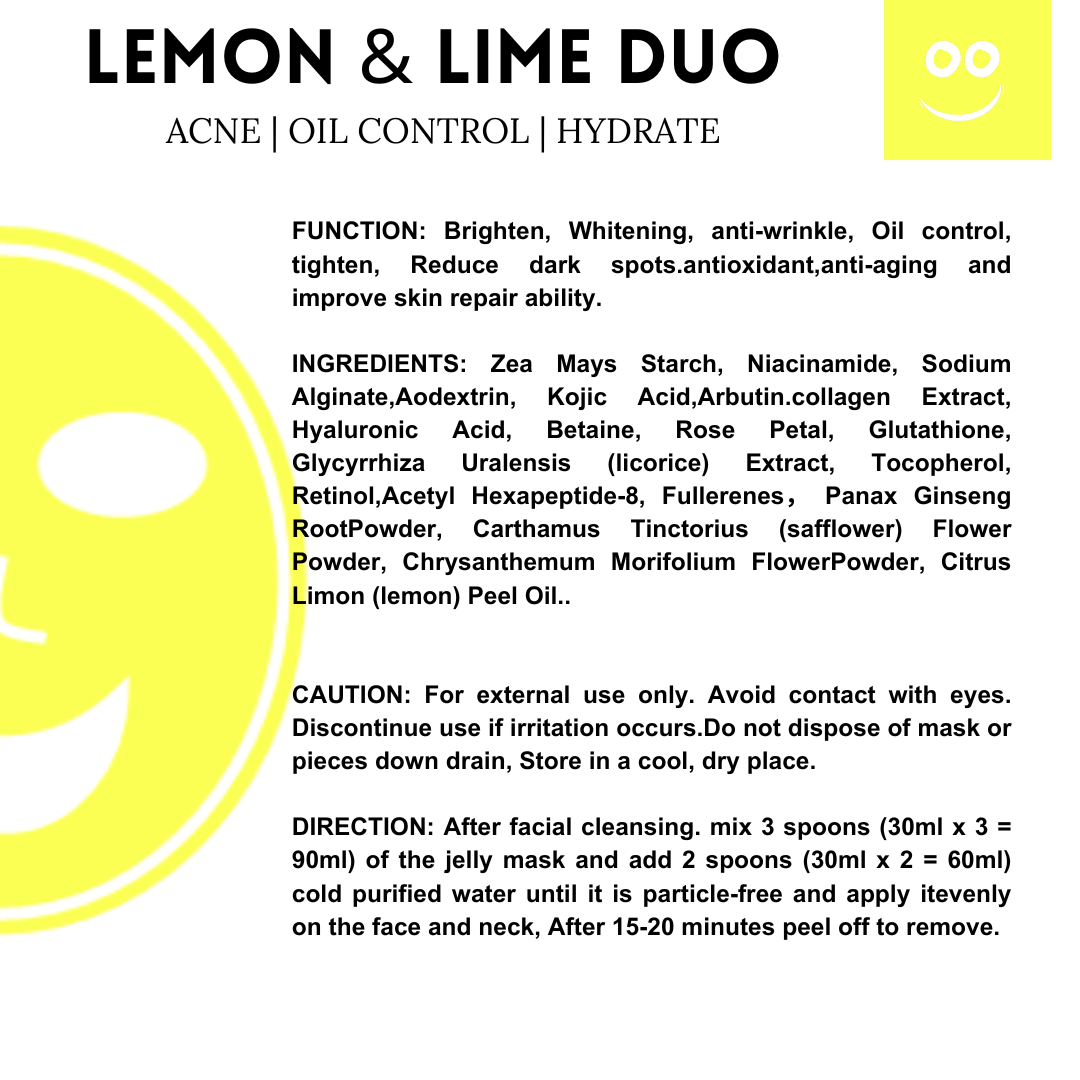 LEMON & LIME DUO 90g Pouch