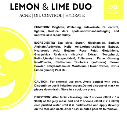 LEMON & LIME DUO 90g Pouch